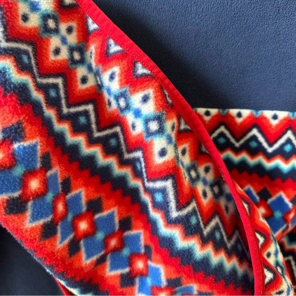 Lands End Women’s Size Large Heritage Quarter Snap Fleece Pullover Sweater Top - Picture 9 of 12